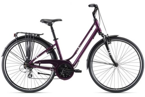 Rower damski Liv  Flourish FS 2 - Śliwkowy - w 100% gotowy do jazdy